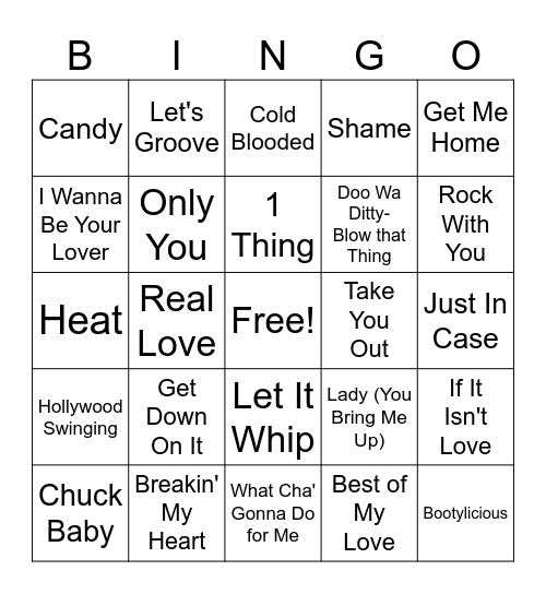 Cleaning Bingo Card