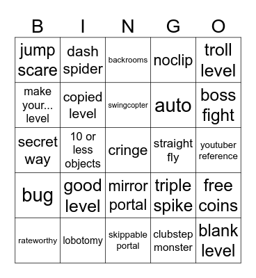 Recent Tab Bingo #1 Bingo Card