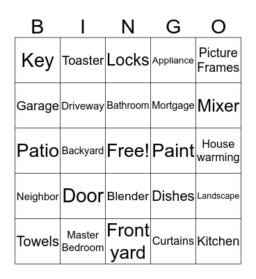 House of Dukes Bingo Card