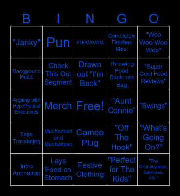 Joey Bingo II Bingo Card