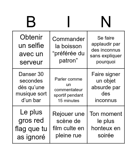 EVG BARROS N°2 Bingo Card