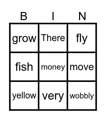 The New Pet Bingo Card