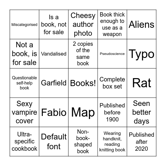 Book fair #2 Bingo Card