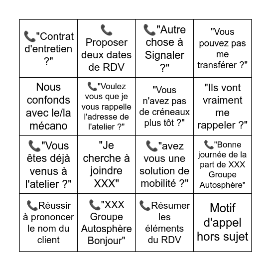 Bingotosphere Bingo Card