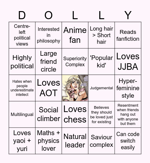 zara's bingo!! Bingo Card