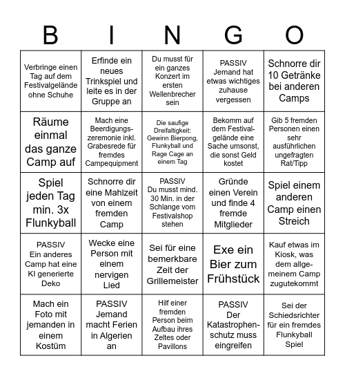 HURRICANE 2026 Bingo Card