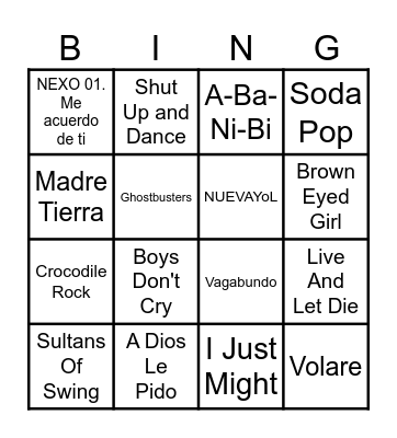 JCA BINGO MAIG Bingo Card