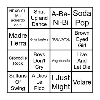JCA BINGO MAIG Bingo Card