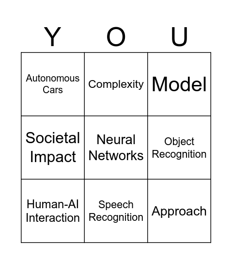 AI Bingo Card