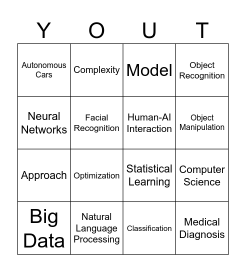 AI Bingo Card