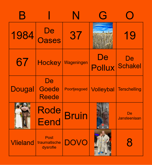 Herman & Ria 50 jaar Bingo Card