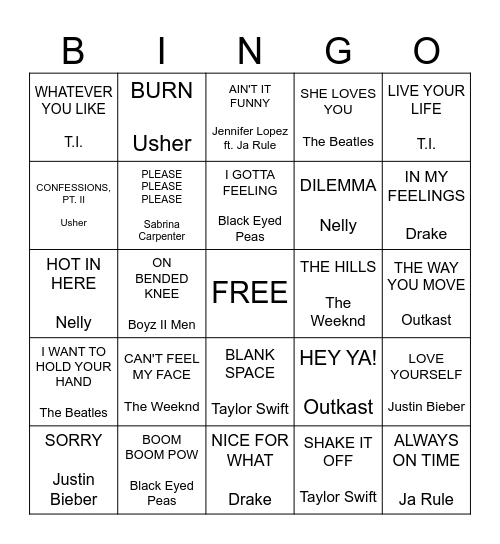 I've Been Replaced Bingo Card