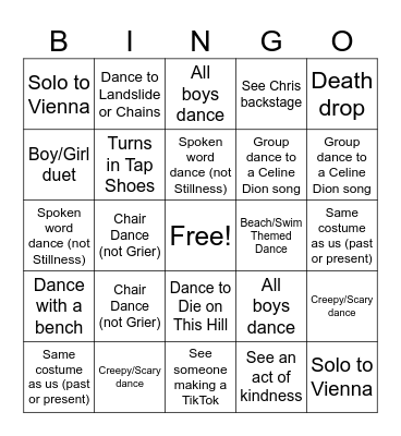 N2M NATIONALS 2026 Bingo Card
