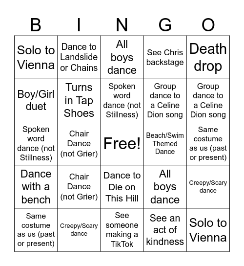 N2M NATIONALS 2026 Bingo Card