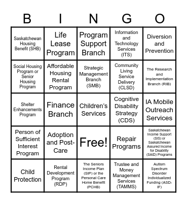 FIND A COWORKER Bingo Card