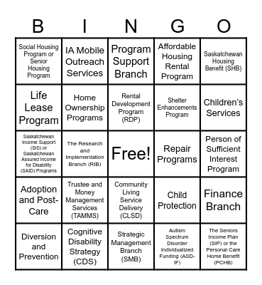 FIND A COWORKER Bingo Card