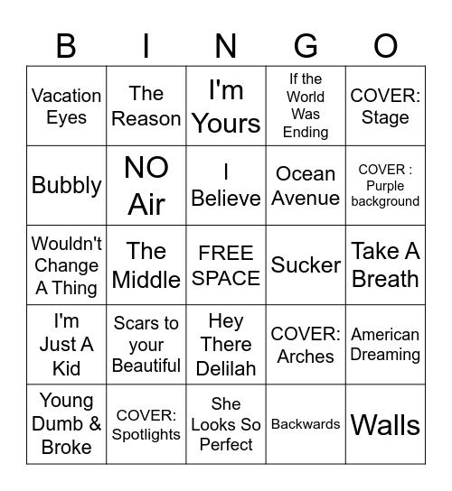Friends from your hometown Bingo Card