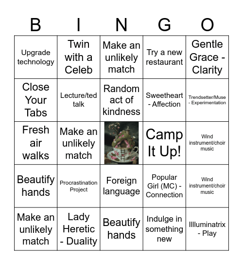 Kayli's Gemini Bingo Card