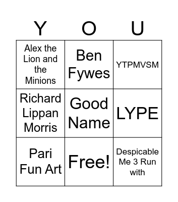 Okay Bingo Card