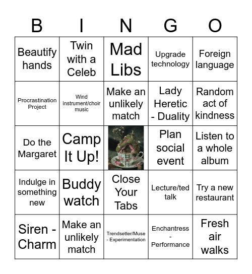 Laianna's Gemini Bingo Card