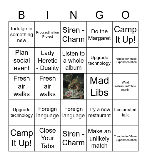 Laianna's Gemini Bingo Card