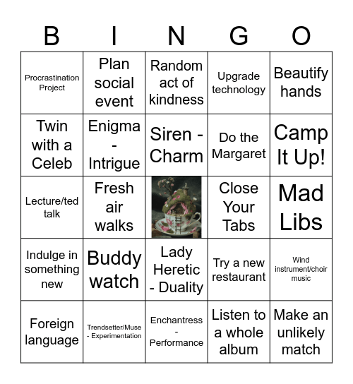 Laianna's Gemini Bingo Card