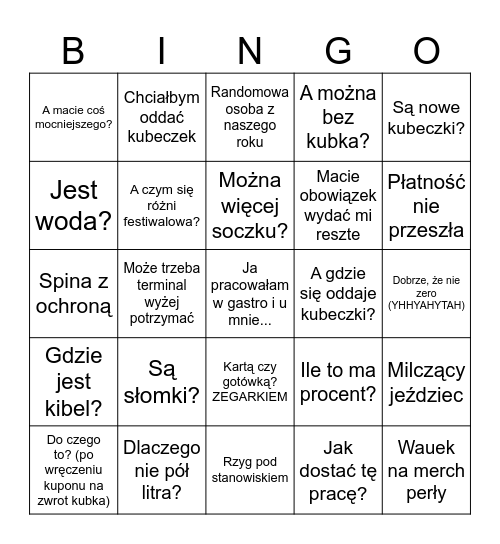 KORTOWIADA 2026 Bingo Card
