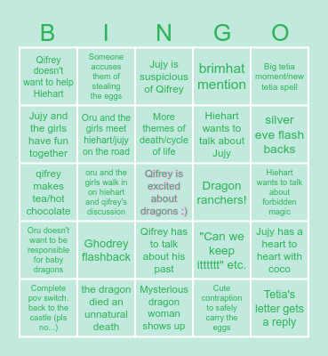 new chapterrrrrrr Bingo Card