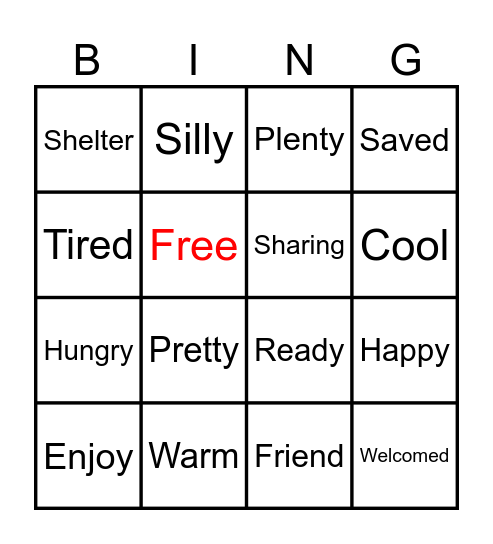 Antonyms and Synonyms Bingo Card