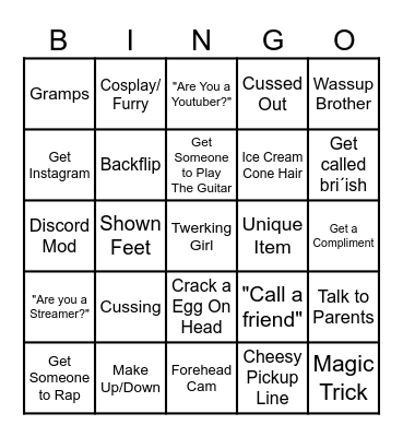 OME TV BINGO Card