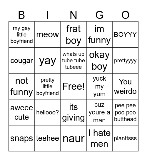 Kanda Bingo Card