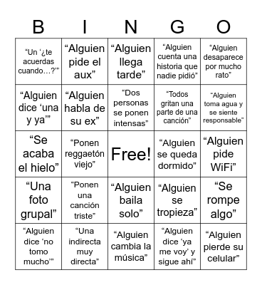 ori fest Bingo Card