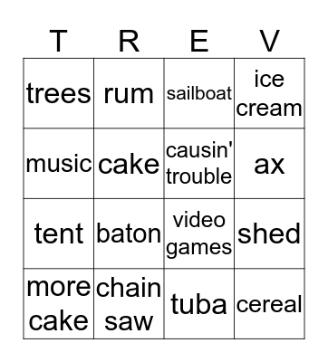 Birthday Bingo! Bingo Card