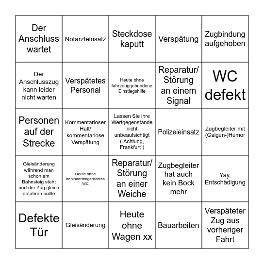 DB-Bingo Card