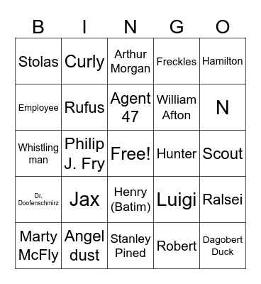 Cosplay Monat Dokomi Bingo Card