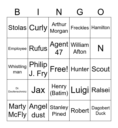 Cosplay Monat Dokomi Bingo Card