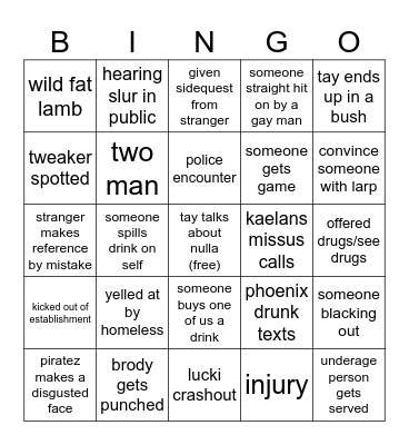 LO BINGO Card