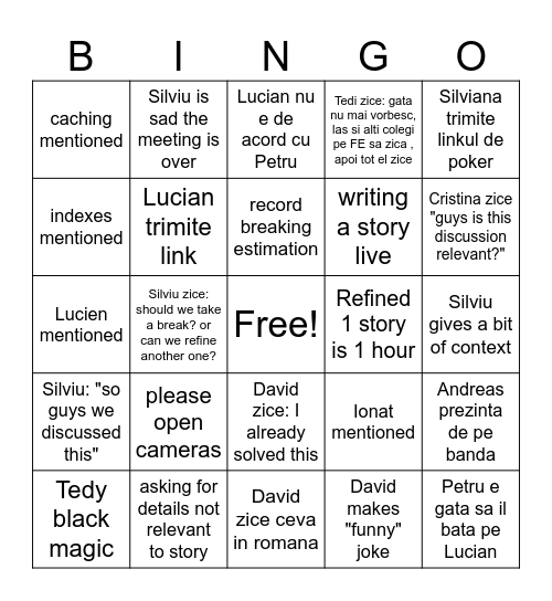 Cat mai dureaza doaaamneee? Bingo Card