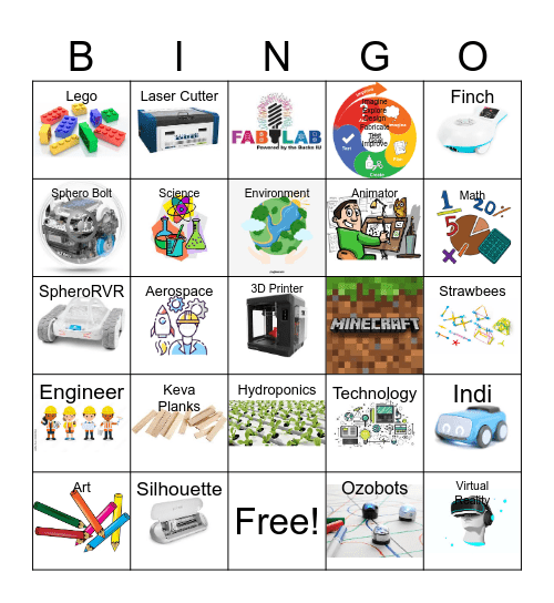 STEAM Bingo Card
