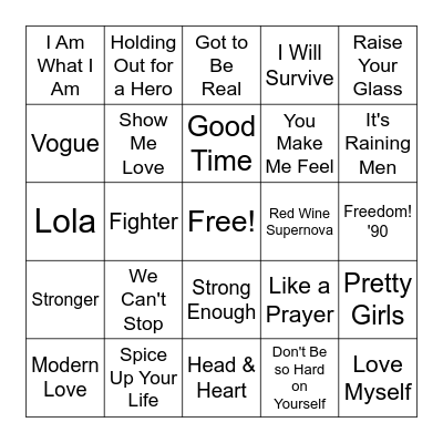 R3 & R4 - Pride! Bingo Card