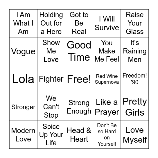 R3 & R4 - Pride! Bingo Card