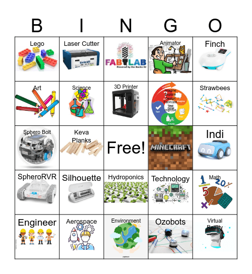STEAM Bingo Card