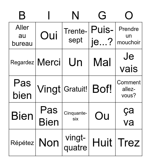 Nicole Farris Bingo Card