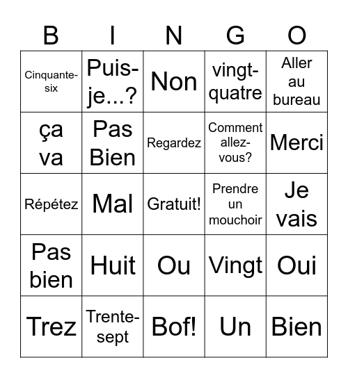Nicole Farris Bingo Card