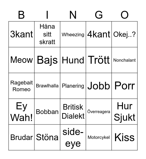 LoBingo Card