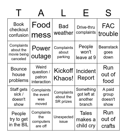 Kickoff at Hebron 2: Electric Boogaloo Bingo Card