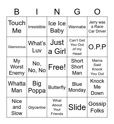 MTV Spring Break! Bingo Card