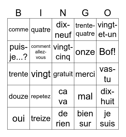 Iyanna Williams Bingo Card