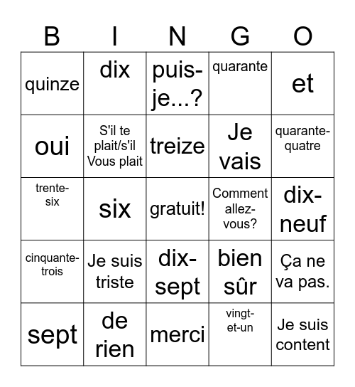 Savanah Sommers Bingo Card