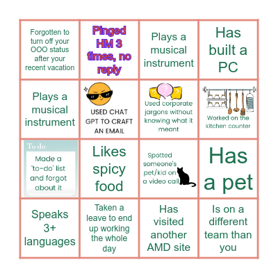 The Corporate BINGO!!! Bingo Card